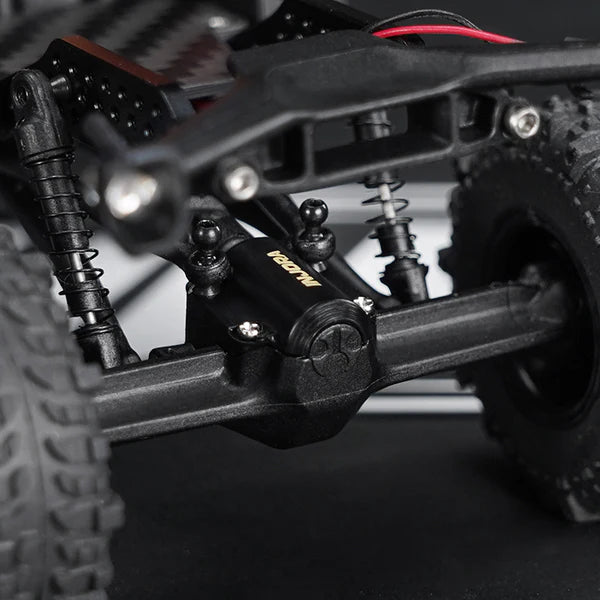 INJORA Black Brass Diff Covers for 1/30 SCX30 Stock Axles