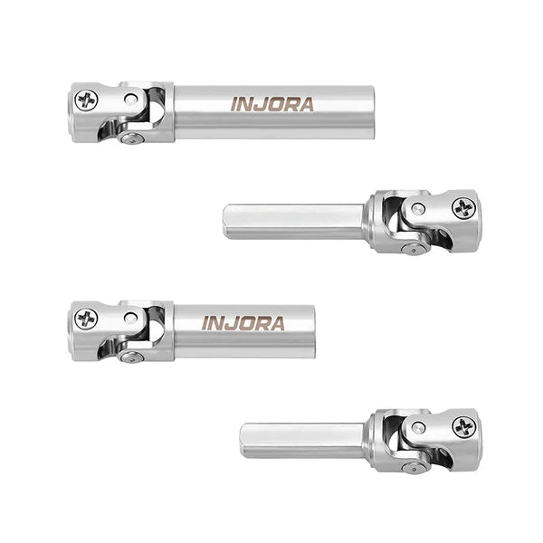 INJORA Stainless Steel Drive Shafts for 1/32 Redcat Ascent-32