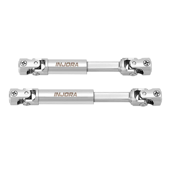 INJORA Stainless Steel Drive Shafts for 1/32 Redcat Ascent-32