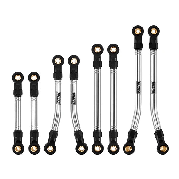 INJORA Stainless Steel High Clearance Links & Steering Links Set for 1/18 HPI Venture18