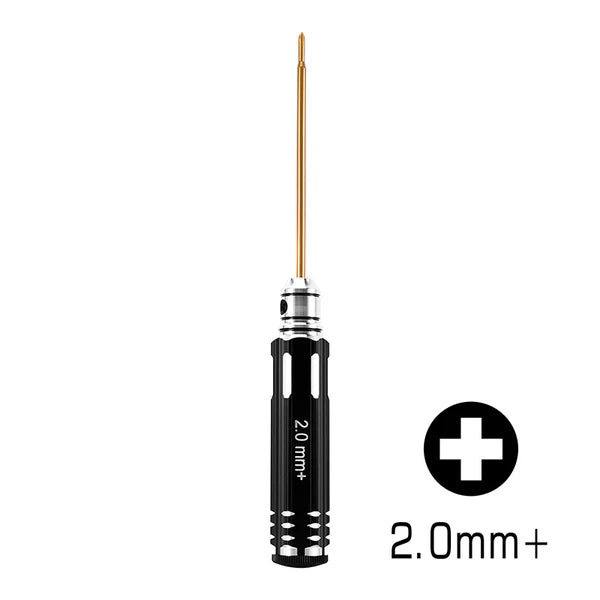 INJORA 2.0mm+ Phillips Screwdriver 3.0mm Hex Nut Driver for 1/30 Axial SCX30