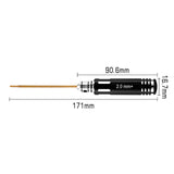 INJORA 2.0mm+ Phillips Screwdriver 3.0mm Hex Nut Driver for 1/30 Axial SCX30