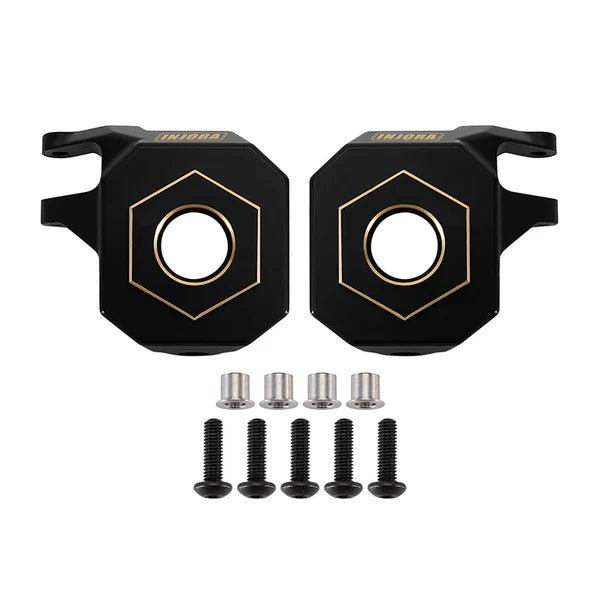 INJORA 2PCS Brass Steering Knuckles for 1/10 Axial SCX10 III CJ7