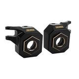 INJORA 2PCS Brass Steering Knuckles for 1/10 Axial SCX10 III CJ7