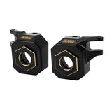 INJORA 2PCS Brass Steering Knuckles for 1/10 Axial SCX10 III CJ7