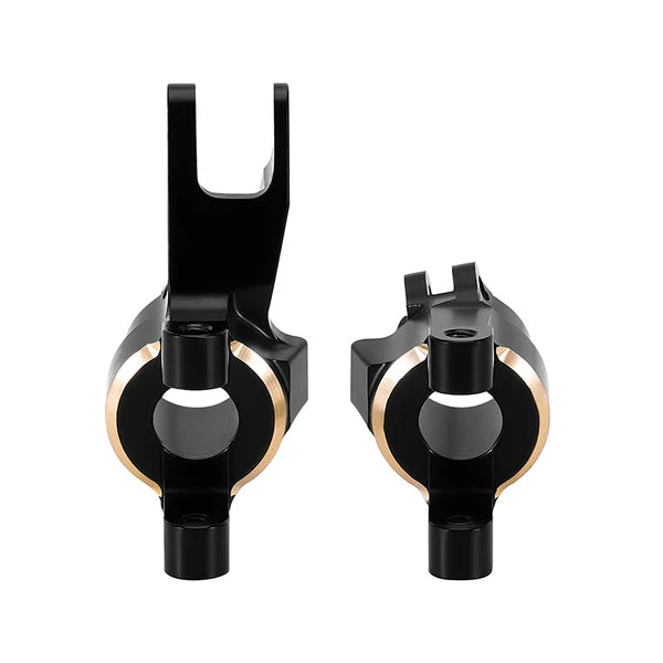 INJORA Black Brass C Hubs for 1/10 Axial SCX10 III CJ7