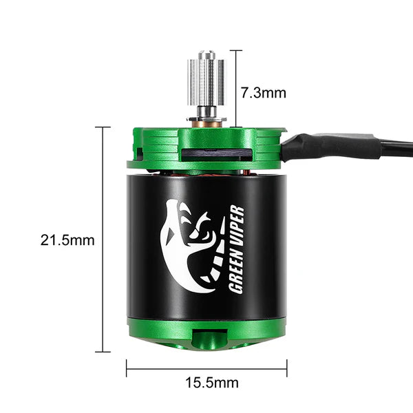 INJORA Green Viper 1621 Brushless Motor for 1/30 Axial SCX30