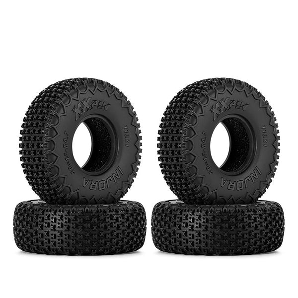 INJORA 0.7" 40*14mm XHX Pin Tires for 1/30 SCX30 (T7021) (4)
