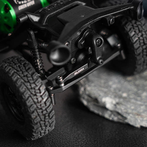 INJORA Black Brass Steering Links for 1/30 Axial SCX30