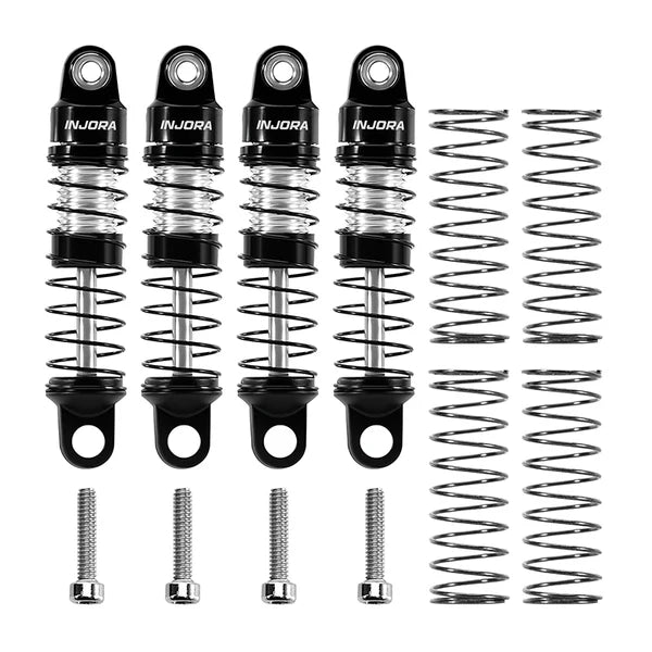INJORA Aluminum Oil Shocks for 1/30 Axial SCX30 (Choose Length)