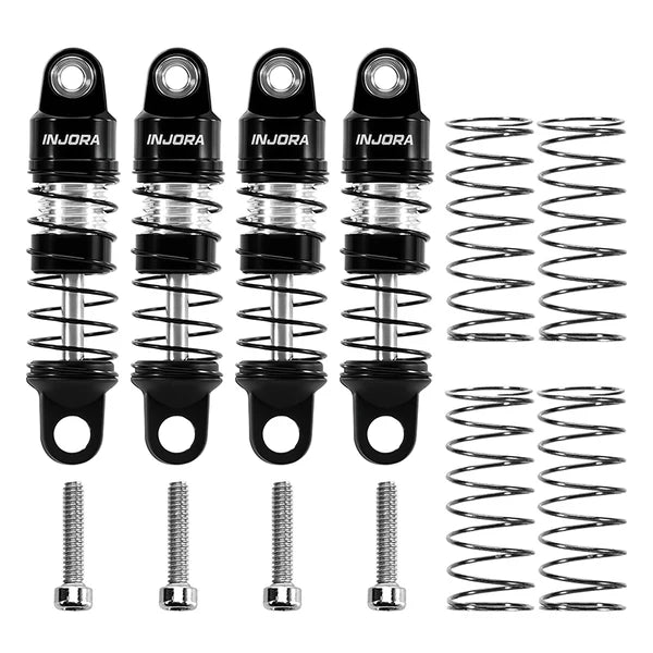 INJORA Aluminum Oil Shocks for 1/30 Axial SCX30 (Choose Length)