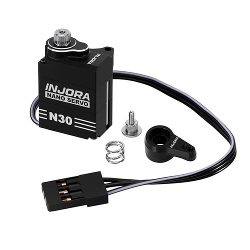 INJORA Aluminum N30 NANO Servo with Servo Saver for 1/30 SCX30