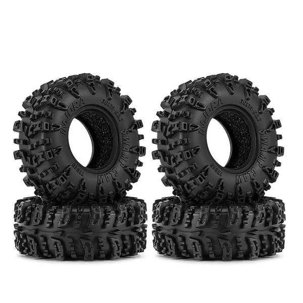 INJORA 0.7" 36*14mm Swamp Claw Tires for 1/30 SCX30 (T7019) (4)