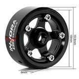 INJORA 0.7" D18 5-Spoke Aluminum Wheels for 1/30 SCX30 (Choose Color)