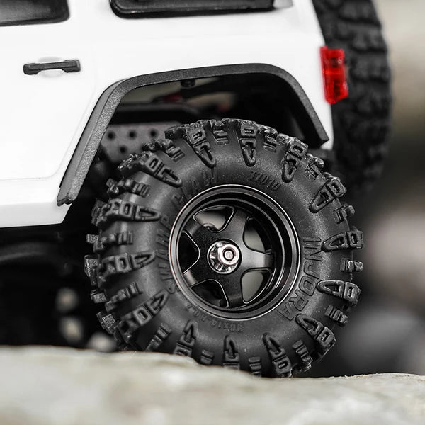INJORA 0.7" D18 5-Spoke Aluminum Wheels for 1/30 SCX30 (Choose Color)