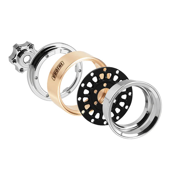 INJORA 1.0" ModuWheel -4.4mm Offset Wheels for Micro Crawlers (Choose Color)