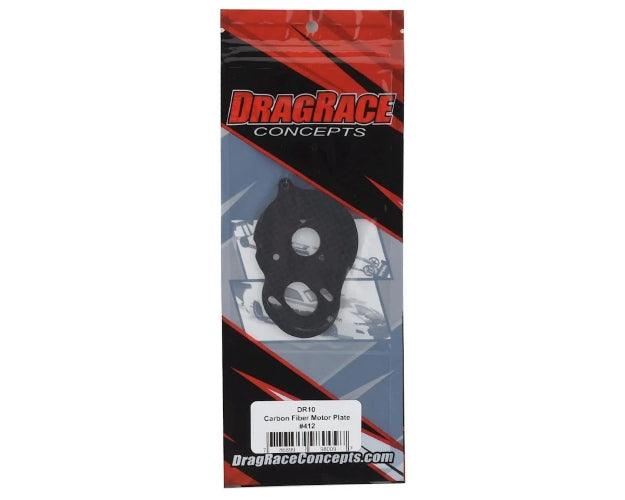DragRace DR10 Carbon Fiber Motor Plate - Iron City RC Hobbies
