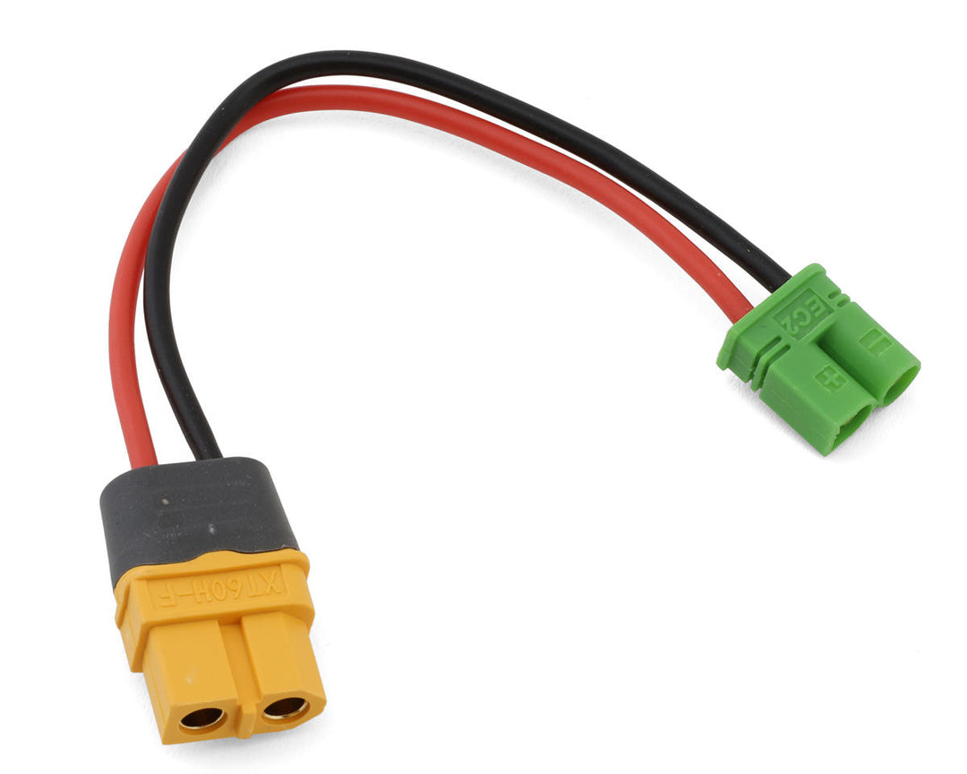 EcoPower XT60 to EC2 Charge Lead (Female XT60 to Male EC2) (4.5") (14AWG) - Iron City RC Hobbies