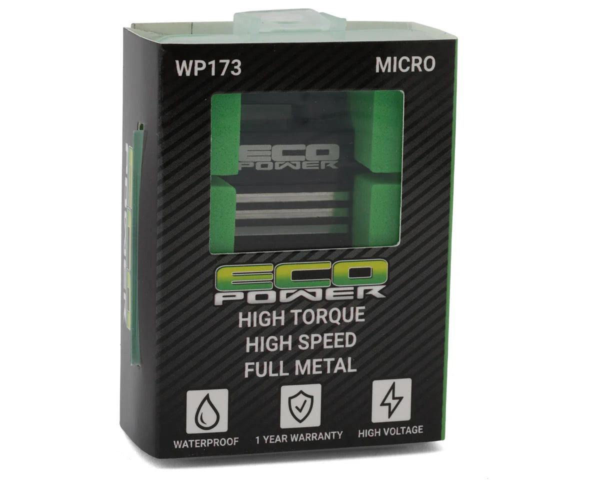 EcoPower WP173 Aluminum Digital Micro Servo (HV) (Waterproof) - Iron City RC Hobbies