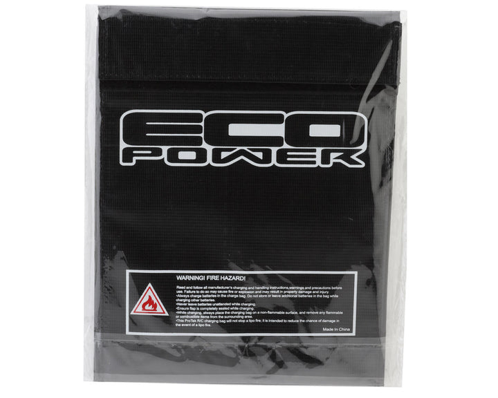 EcoPower Flame Resistant LiPo Charging Bag (Large, 23x30cm) - Iron City RC Hobbies