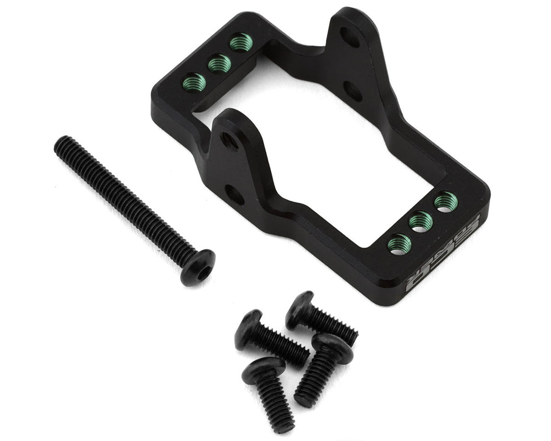 EcoPower CNC-Machined Aluminum Servo Mount for Traxxas™ TRX-4M (Black & Green) - Iron City RC Hobbies
