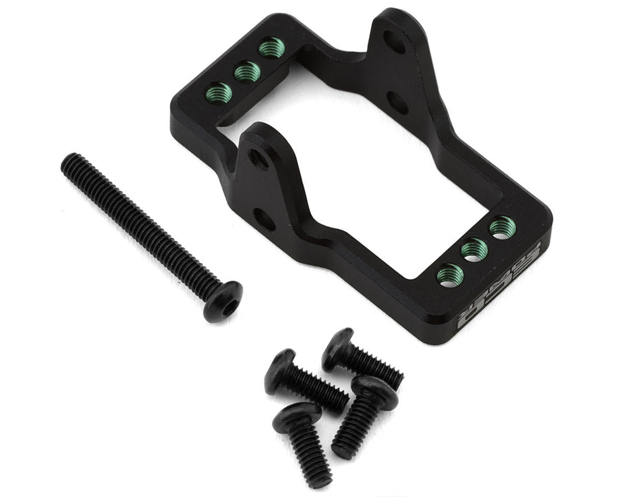 EcoPower CNC-Machined Aluminum Servo Mount for Traxxas™ TRX-4M (Black & Green) - Iron City RC Hobbies