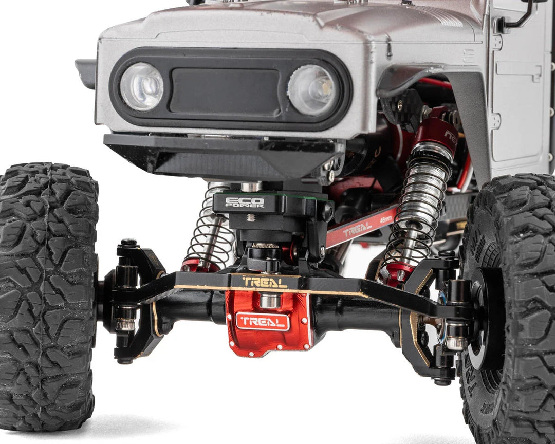 EcoPower CNC-Machined Aluminum Servo Mount for Traxxas™ TRX-4M (Black & Green) - Iron City RC Hobbies