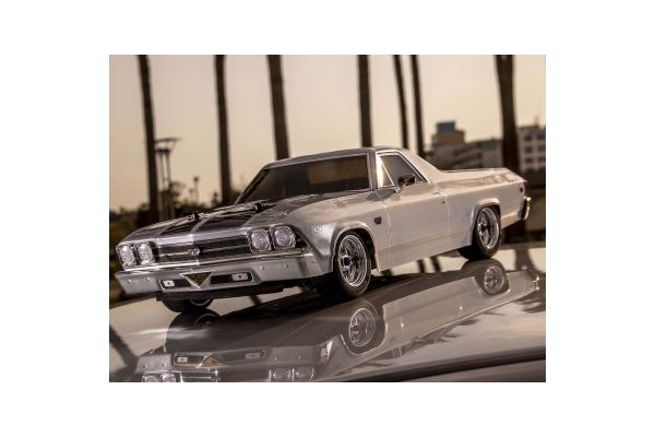 Kyosho Electric Powered 4WD FAZER Mk2 FZ02L Series ready set 1969 Chevy® El Camino® SS 396® Cortez Silver - Iron City RC Hobbies