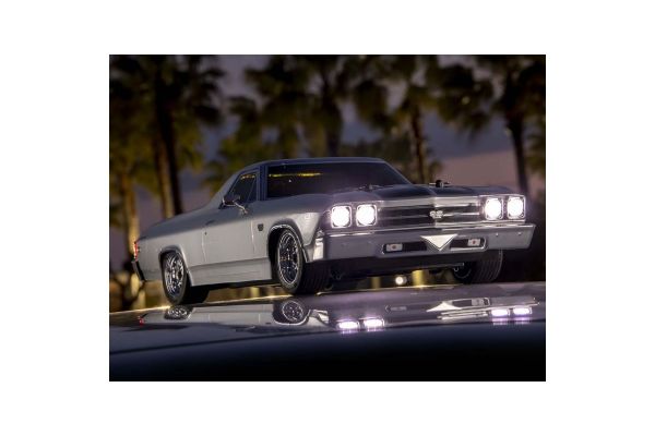 Kyosho Electric Powered 4WD FAZER Mk2 FZ02L Series ready set 1969 Chevy® El Camino® SS 396® Cortez Silver - Iron City RC Hobbies