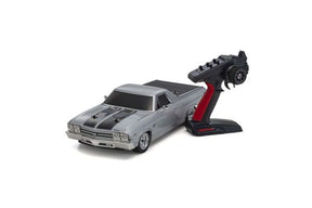 Kyosho Electric Powered 4WD FAZER Mk2 FZ02L Series ready set 1969 Chevy® El Camino® SS 396® Cortez Silver - Iron City RC Hobbies