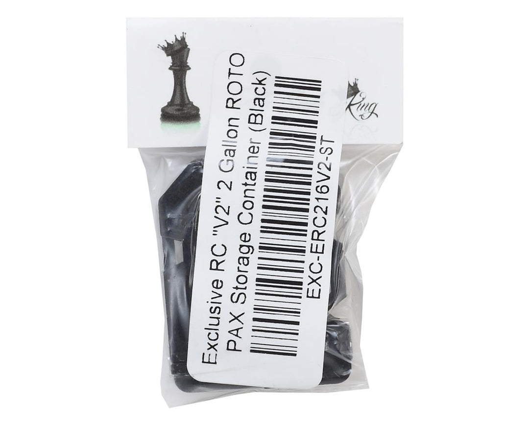 Exclusive RC "V2" 2 Gallon ROTO PAX Storage Container (Black) - Iron City RC Hobbies