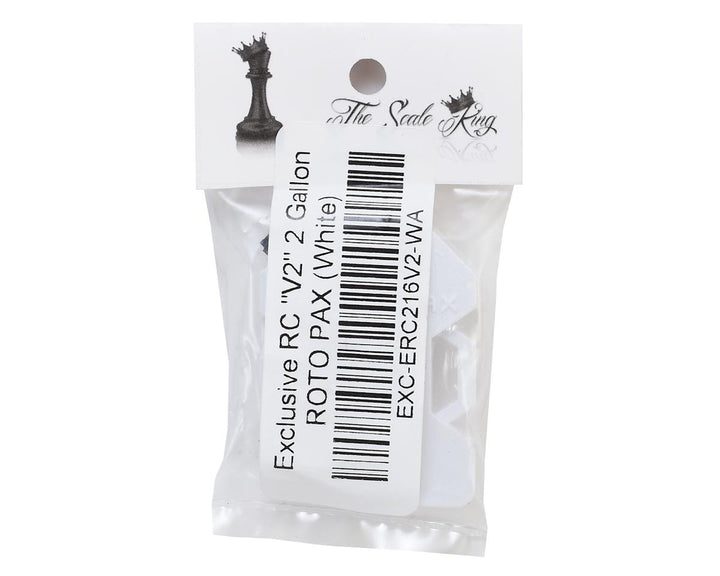 Exclusive RC "V2" 2 Gallon ROTO PAX (White) - Iron City RC Hobbies