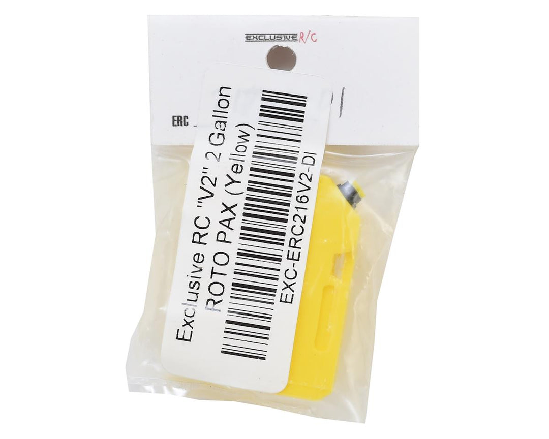 Exclusive RC "V2" 2 Gallon ROTO PAX (Yellow) - Iron City RC Hobbies