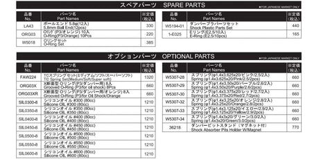 Kyosho TC Aluminum Shock Set (FAW225) - Iron City RC Hobbies