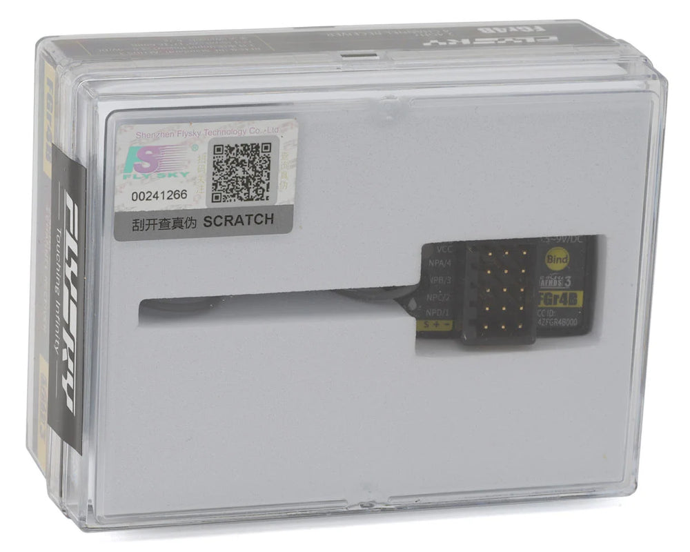 Flysky FGr4B 2.4GHz 4-Channel AFHDS3 Receiver - Iron City RC Hobbies