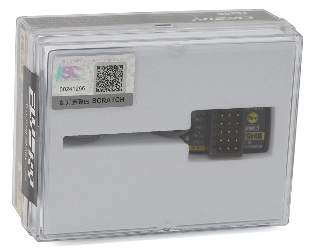 Flysky FGr4B 2.4GHz 4-Channel AFHDS3 Receiver - Iron City RC Hobbies