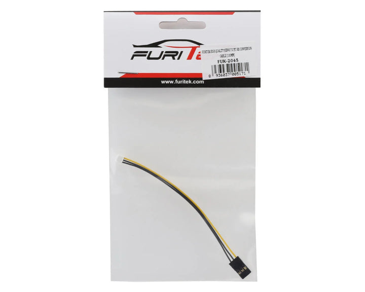 Furitek Receiver to JST RX Adapter Cable (100mm) (Male Futaba J Connector to Male 3-Pin JST-PH)