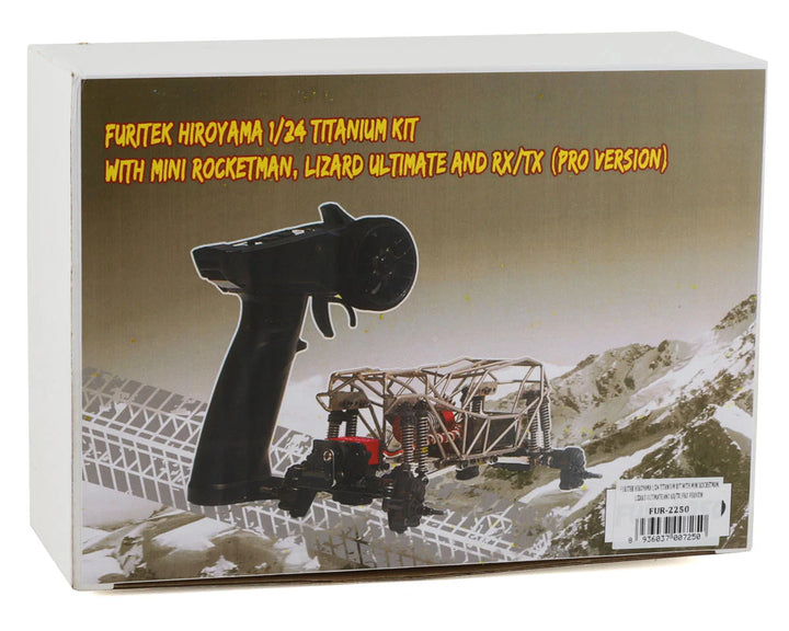Furitek Hiroyama 1/24 Rock Bouncer Ultimate Kit w/2.4Ghz Transmitter, Receiver, Rocket Man Transmission, ESC, & Motor - Iron City RC Hobbies
