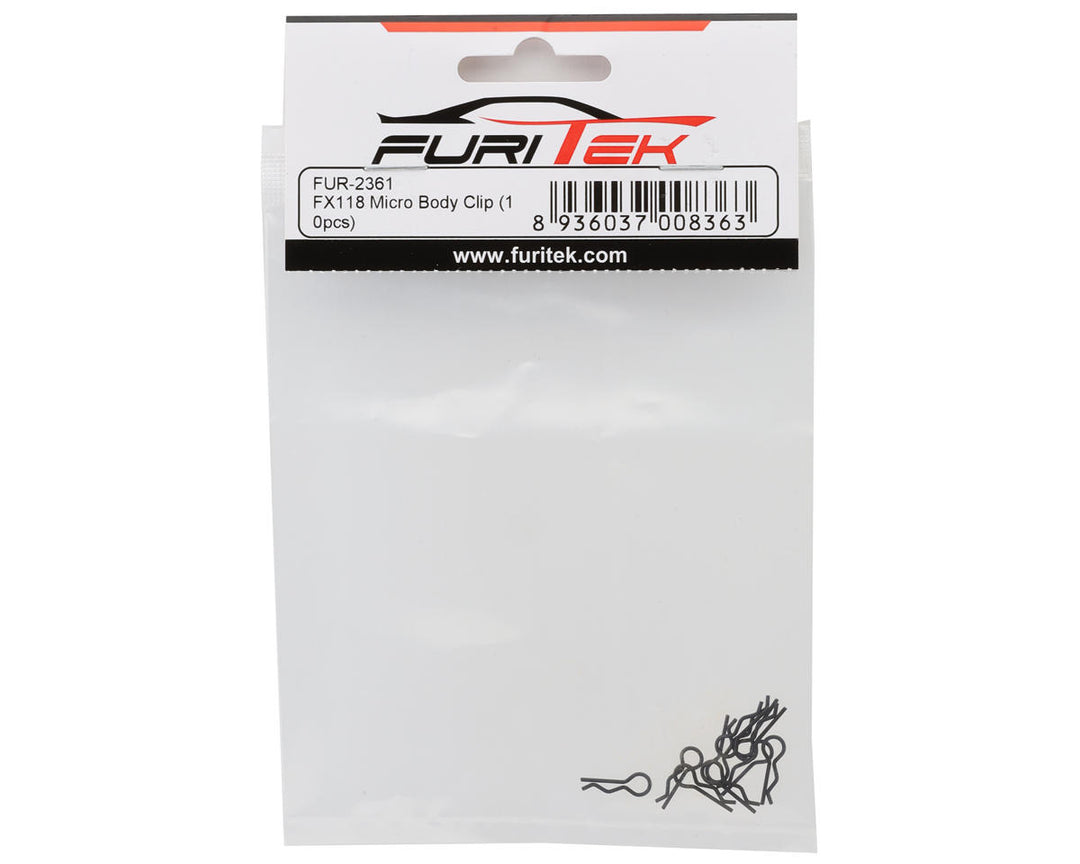 Furitek FX118 Micro Body Clips (10) - Iron City RC Hobbies