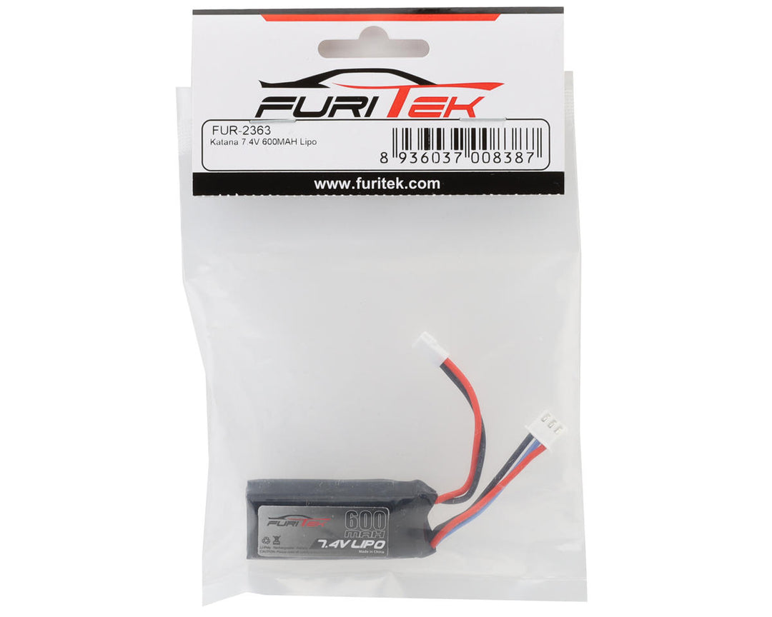 Furitek FX118 2S LiPo Battery w/Molex Connector (7.4V/600mAh) - Iron City RC Hobbies