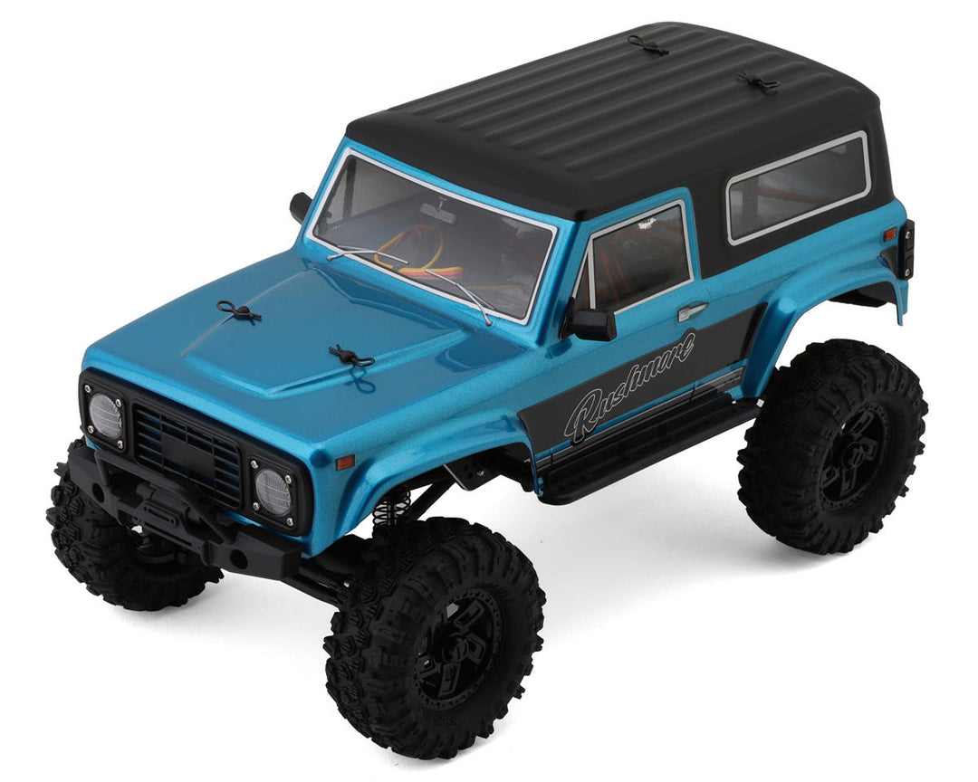 Furitek CR-18P 2024 Rushmore 4x4 1/18 RTR Micro Rock Crawler w/Brushless Furitek & Motor (Metalic Cyan) - Iron City RC Hobbies