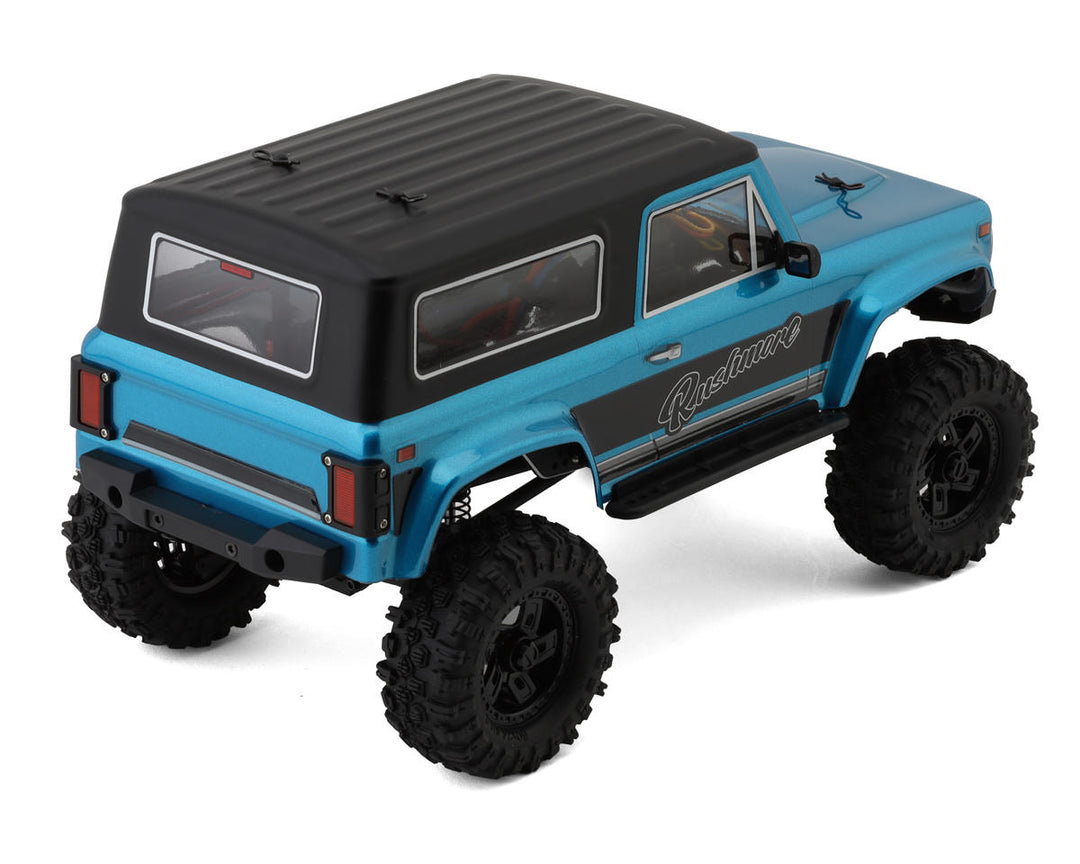 Furitek CR-18P 2024 Rushmore 4x4 1/18 RTR Micro Rock Crawler w/Brushless Furitek & Motor (Metalic Cyan) - Iron City RC Hobbies