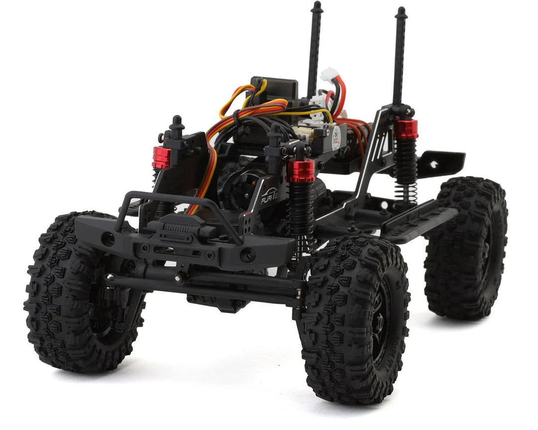 Furitek CR-18P 2024 Rushmore 4x4 1/18 RTR Micro Rock Crawler w/Brushless Furitek & Motor (Metalic Cyan) - Iron City RC Hobbies