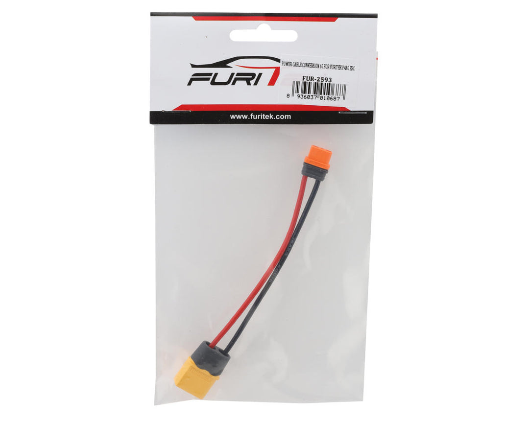 Furitek Paso ESC IC2 Female to XT60 Male Power Adapter - Iron City RC Hobbies