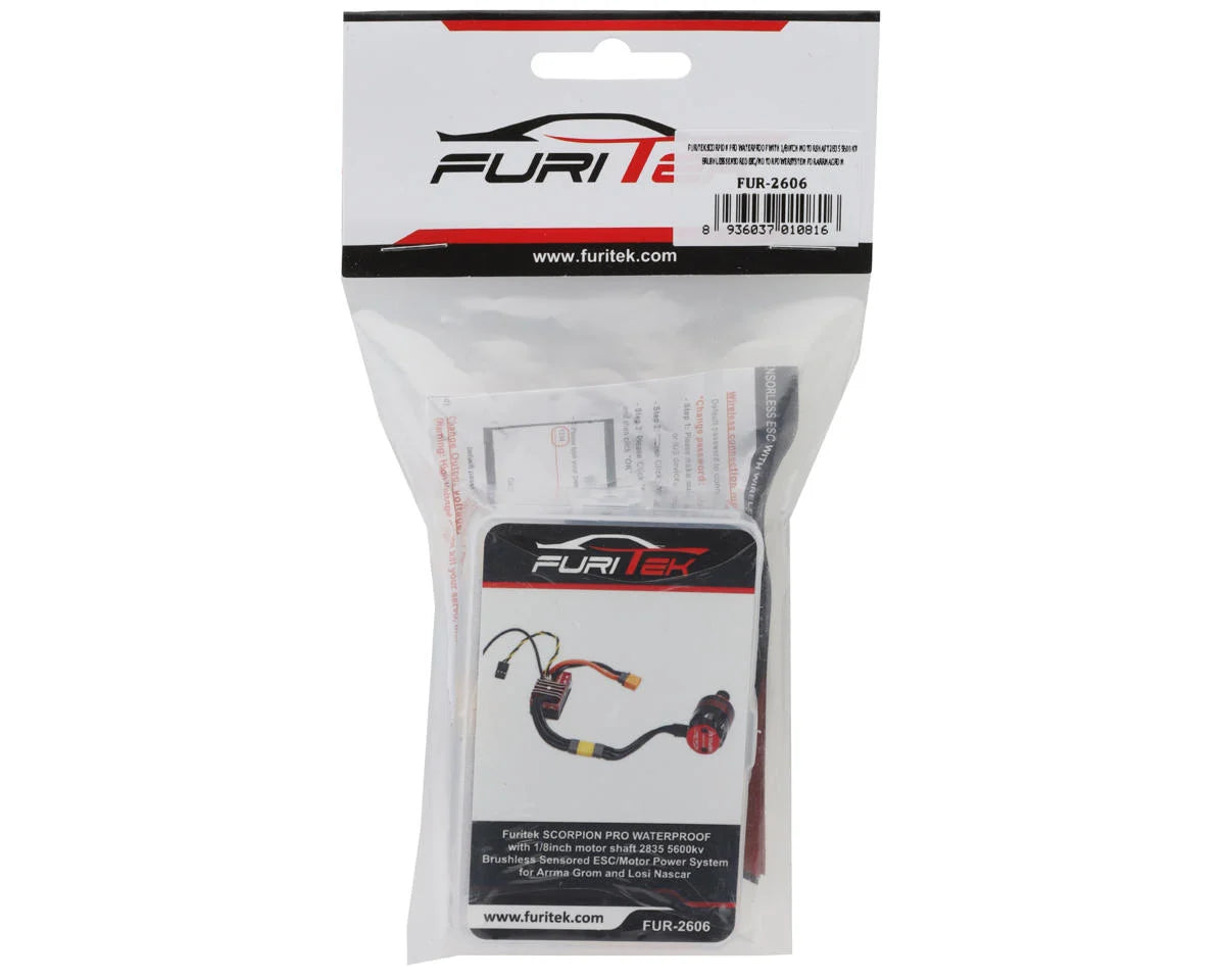 Furitek Grom/NASCAR Scorpion Pro Brushless Sensored ESC & Motor Combo (5600kV)