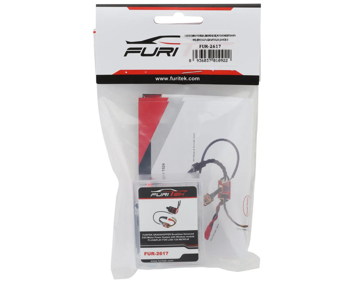 Furitek Losi™ Micro-B Grasshopper Brushless Sensored ESC & Motor Power System Combo