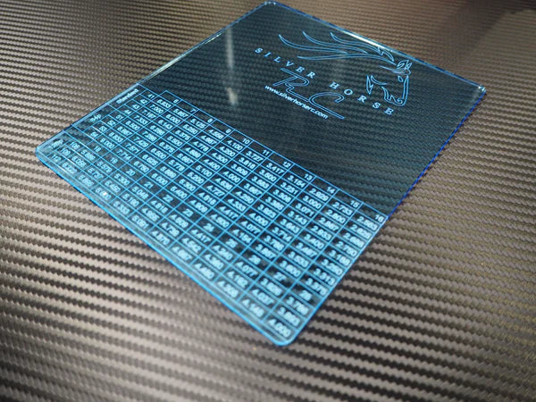 Silver Horse RC Pit Setup Board - Iron City RC Hobbies