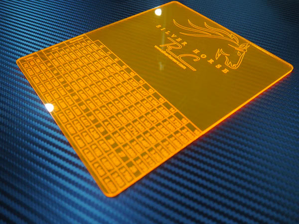 Silver Horse RC Pit Setup Board - Iron City RC Hobbies