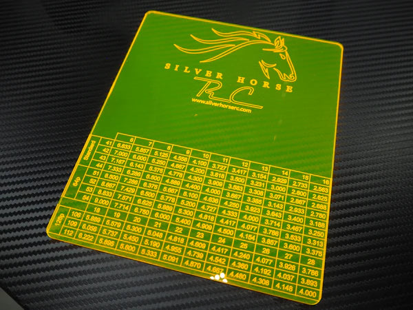 Silver Horse RC Pit Setup Board - Iron City RC Hobbies