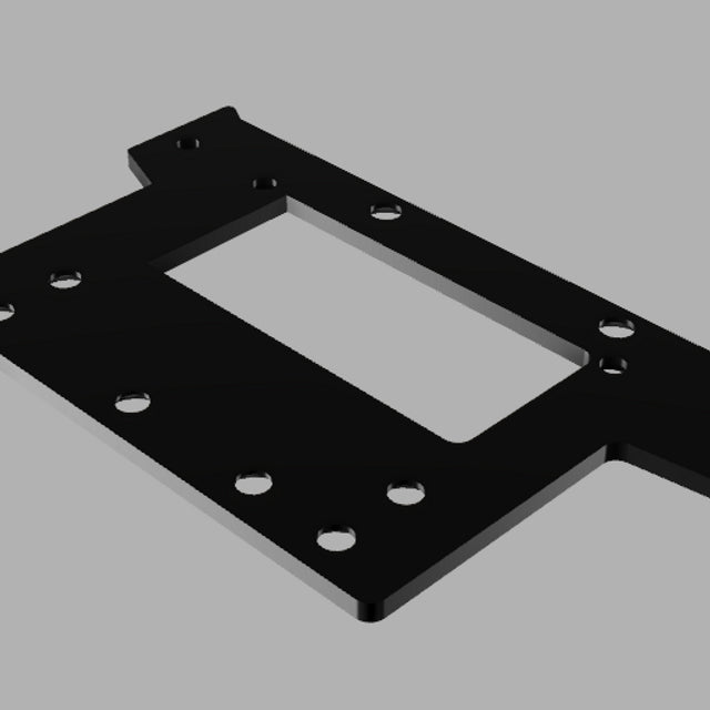 MWX Formula R1 ALUMINUM POD PLATE